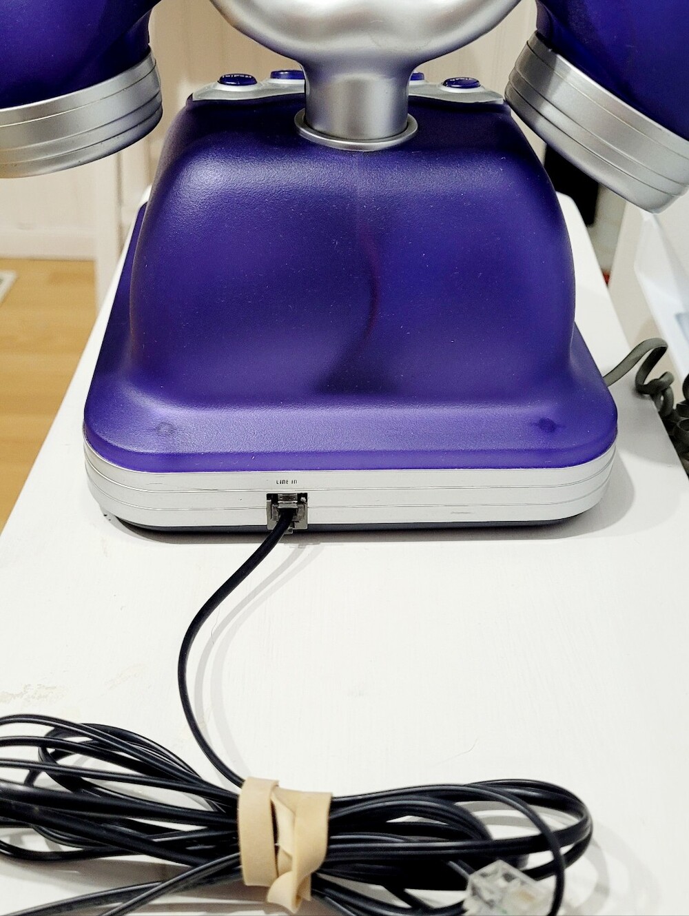 Vintage Purple Miami Phone Retro Desk Telephone Tested Working - Picture 7 of 10